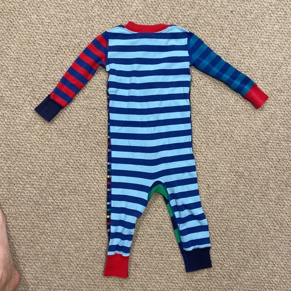 Hanna Andersson Striped PJ’s Primary Rainbow Colors - Picture 3 of 6
